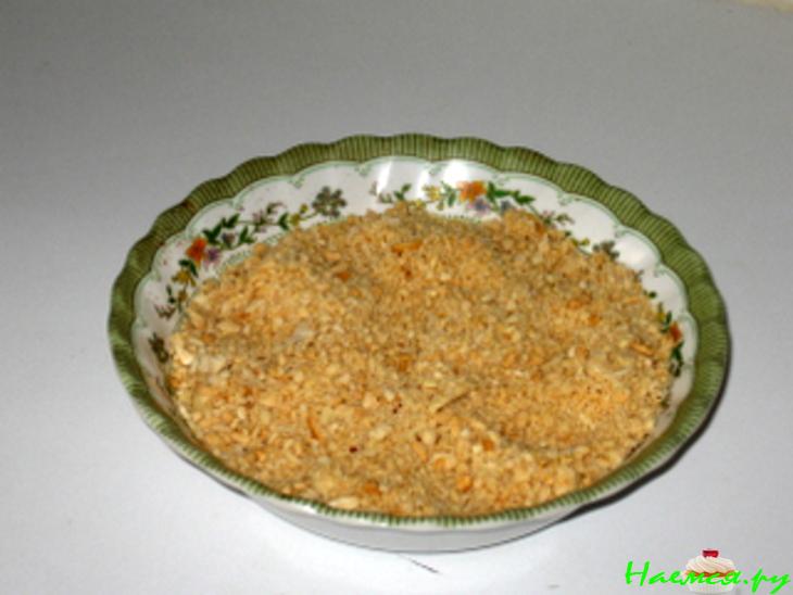 Кексики с арахисом и вареной сгущенкой