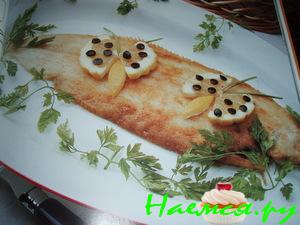 Жёлтая бабочка. Украшение блюд