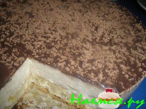 Торт "Птичье молоко" с лимонной пропиткой