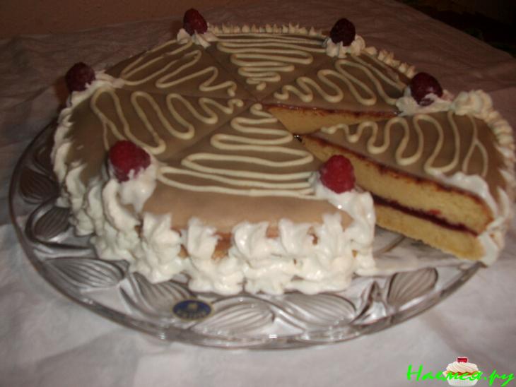 Торт "Белый захер" Торт "Белый захер"