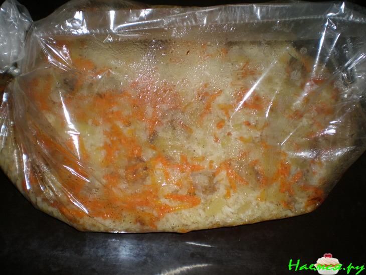 Плов в рукаве Плов в рукаве