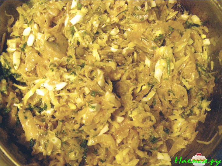 Пирог с капустой из престного теста Пирог с капустой из престного теста