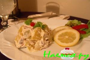 Салат из тунца консервированного в масле