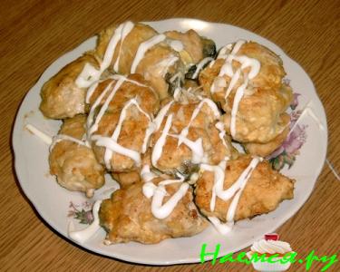 Куриные рулетики