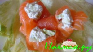 Форель с голубым сыром