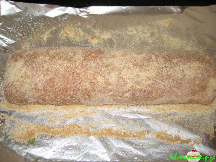 Рулет из фарша с начинкой