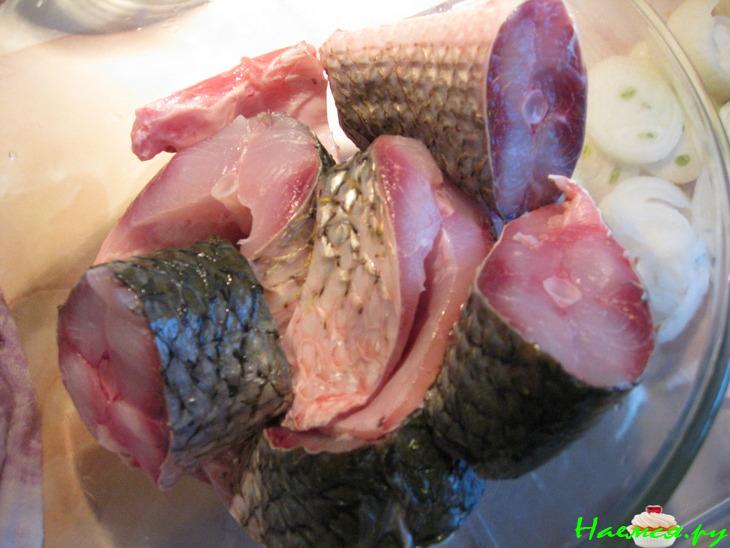 Кефаль запеченная в духовке