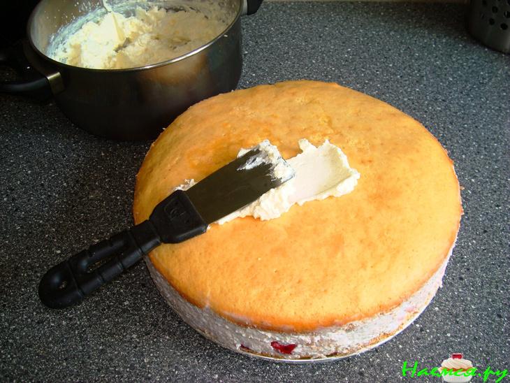 Торт с творожным кремом 'Нежность'