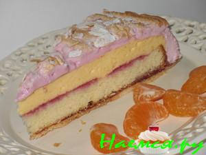 Торт с лаймом и малиной "Нежнее нежного" Торт с лаймом и малиной "Нежнее нежного"