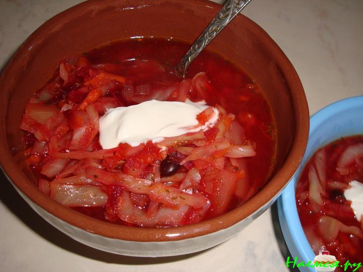 Вегетарианский борщ