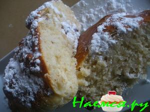 Рождественский хлеб с изюмом и клюквой