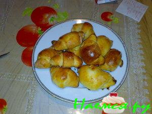 Рогалики с шоколадом