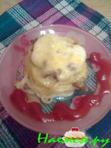 "Гнезда" фаршированные