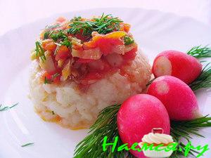 Хек под маринадом