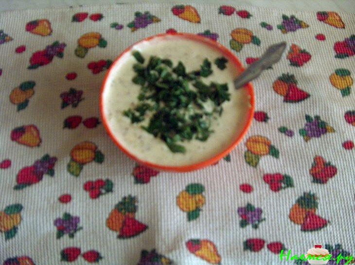 Кижуч на пару под соусом тартар