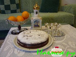 Торт "Пражский" со сметанным кремом Торт "Пражский" со сметанным кремом