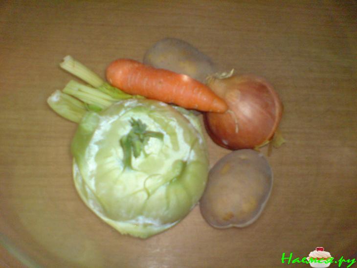 Крем-суп из кольраби