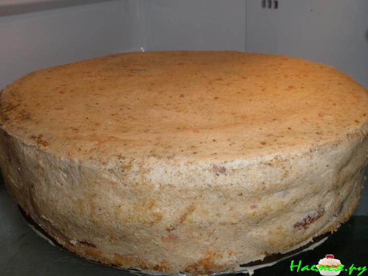 Клубнично-шоколадный торт