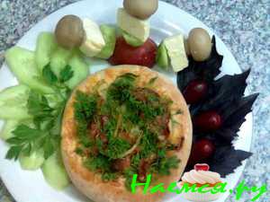 Мини-пицца на булочках