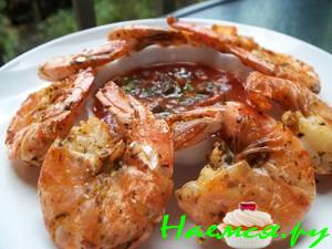 Один из 1000 вариантов как жарят креветки