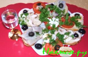 Закуска - бутеры (под водочку)