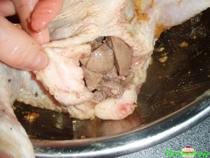 Нежная курочка запечённая в рукаве