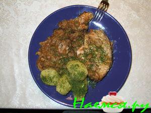 Семга по-рыбачьи