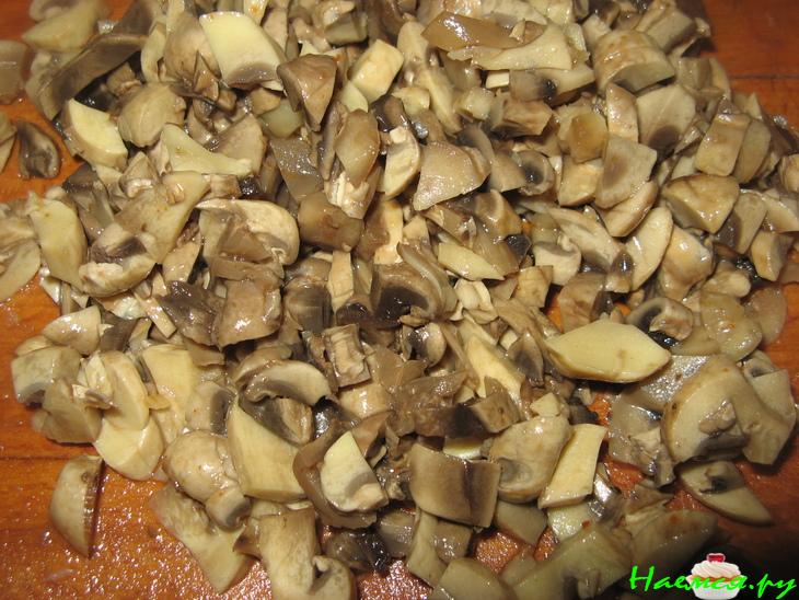 Салат "Гроздья рябины"