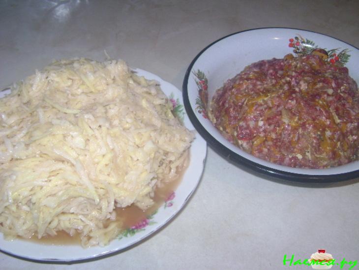 Пирог из картофеля с начинкой