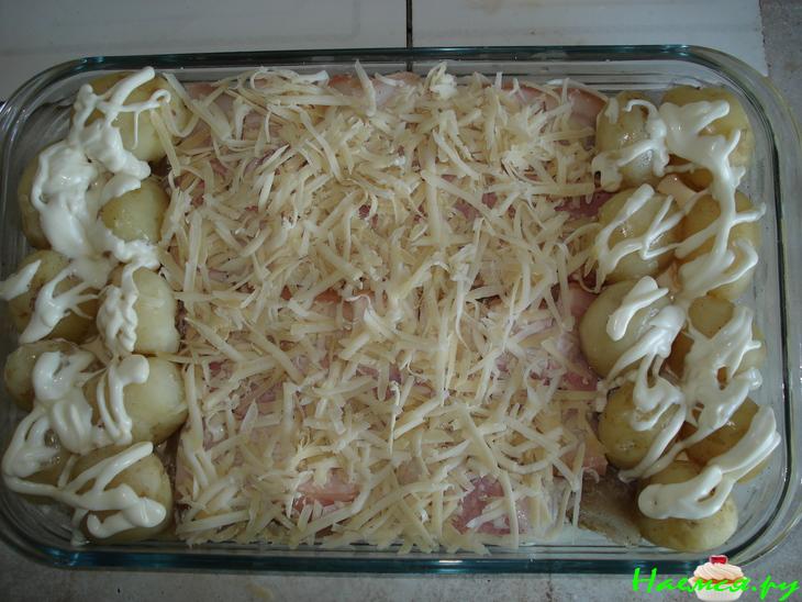 Рыба с беконом