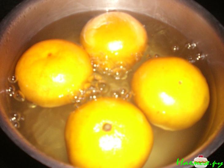 Миндально-мандариновый тортик (без жира,муки и сахара)