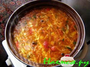 Борщ украинский со свининой Борщ украинский со свининой