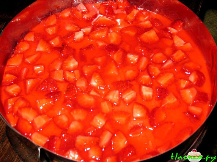 Торт Клубничный с кремом из Йогурта Торт Клубничный с кремом из Йогурта