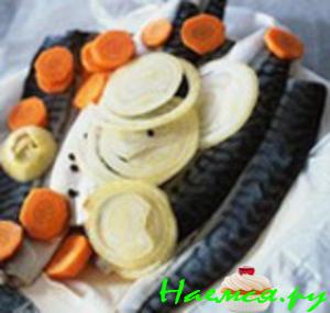 Скумбрия под майонезом