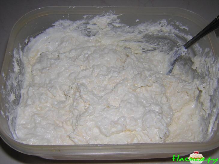 Торт закусочный с творожным кремом на ужин