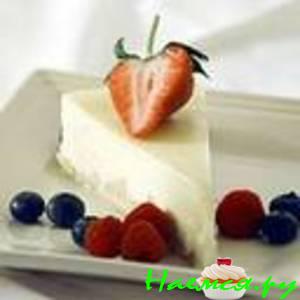 Сливочно-творожный пирог без выпечки