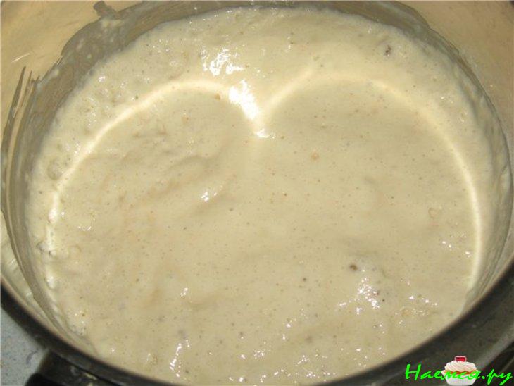 Пицца с белым соусом