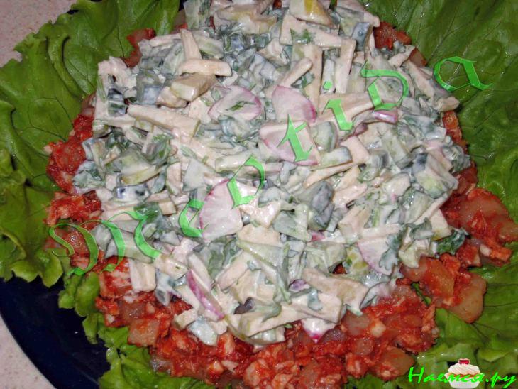 Салатик "Пригорок"