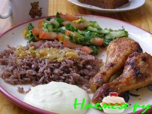 Запечённая курица с апельсиновым соком