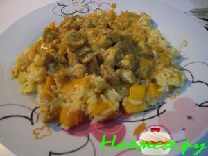 Курица с карри в кокосовом молоке