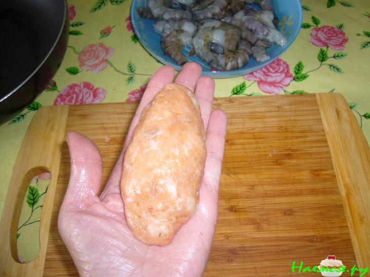 Зразы рыбные из сёмги и пангасиуса Зразы рыбные из сёмги и пангасиуса