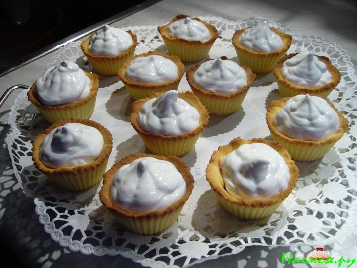 Корзиночки с белковым кремом, как в детстве