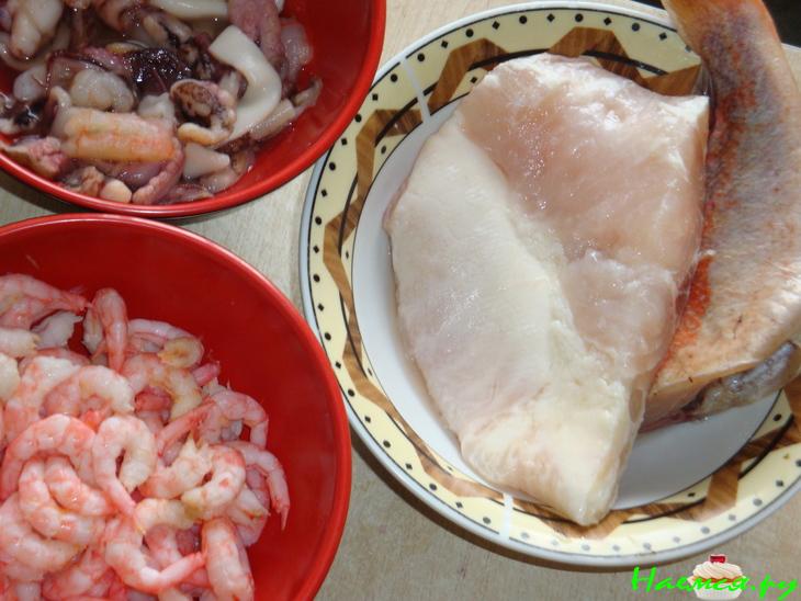 Томатный суп "Морской" Томатный суп "Морской"