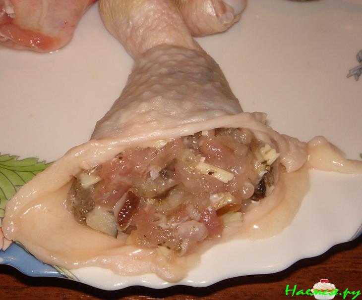 Фаршированные куриные ножки