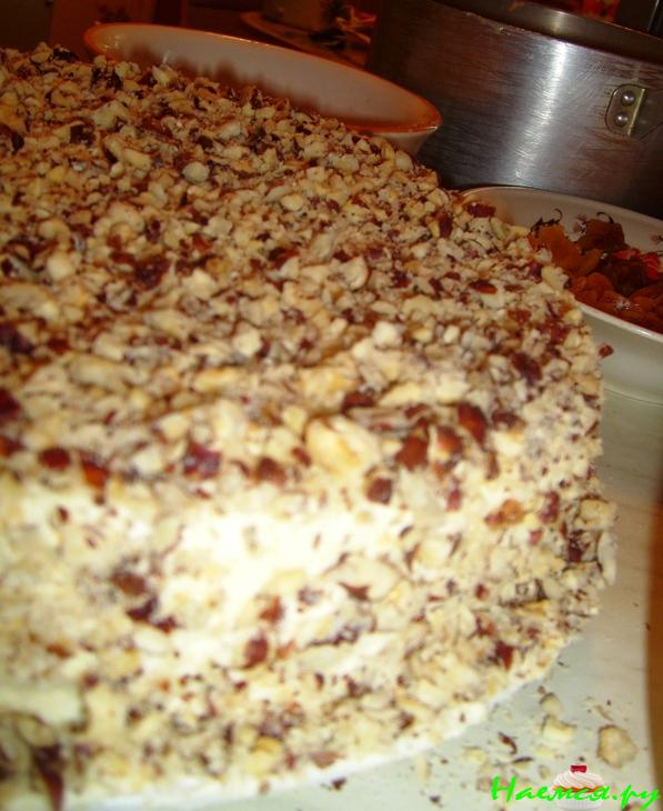 Торт с сухофруктами