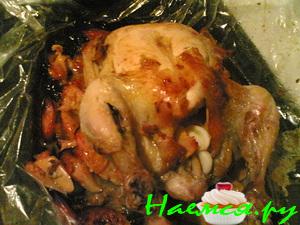 Курица с айвой и грейпфрутом