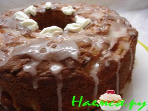 Нежный яблочный кекс с корицей