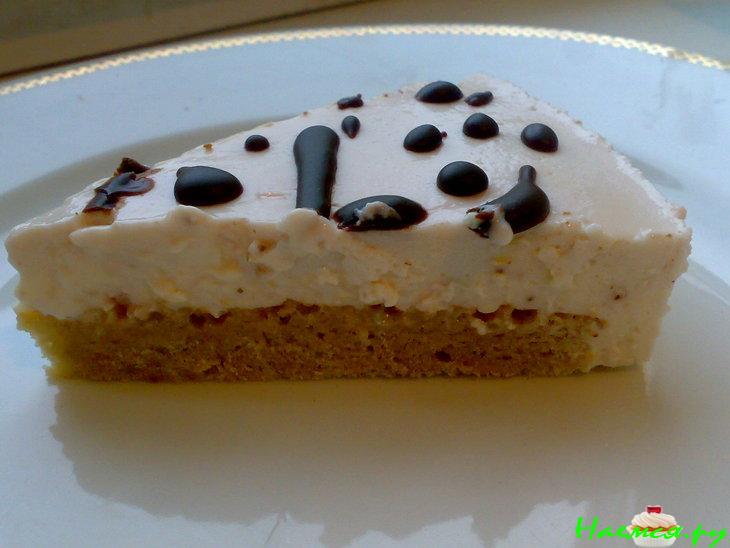 Творожный торт с коньяком Творожный торт с коньяком