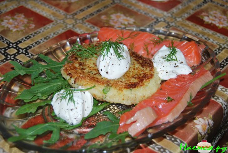 Картофельные котлеты с зеленью