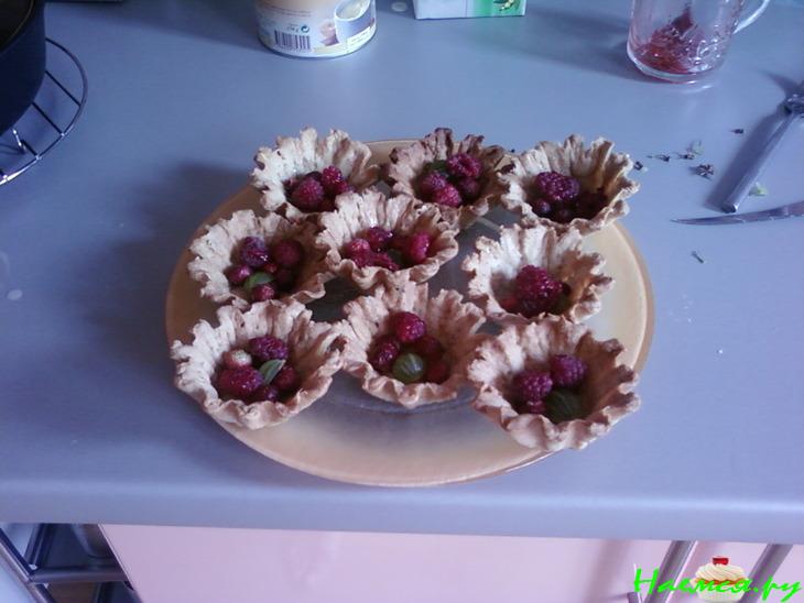 Постные корзиночки-тарталетки Постные корзиночки-тарталетки